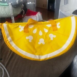 Yellow Citrus Slice Mickey cooler Bag